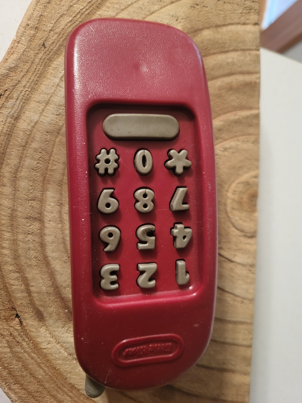 Vintage LITTLE TIKES Maroon Burgundy Gray PHONE Telephone Replacement
